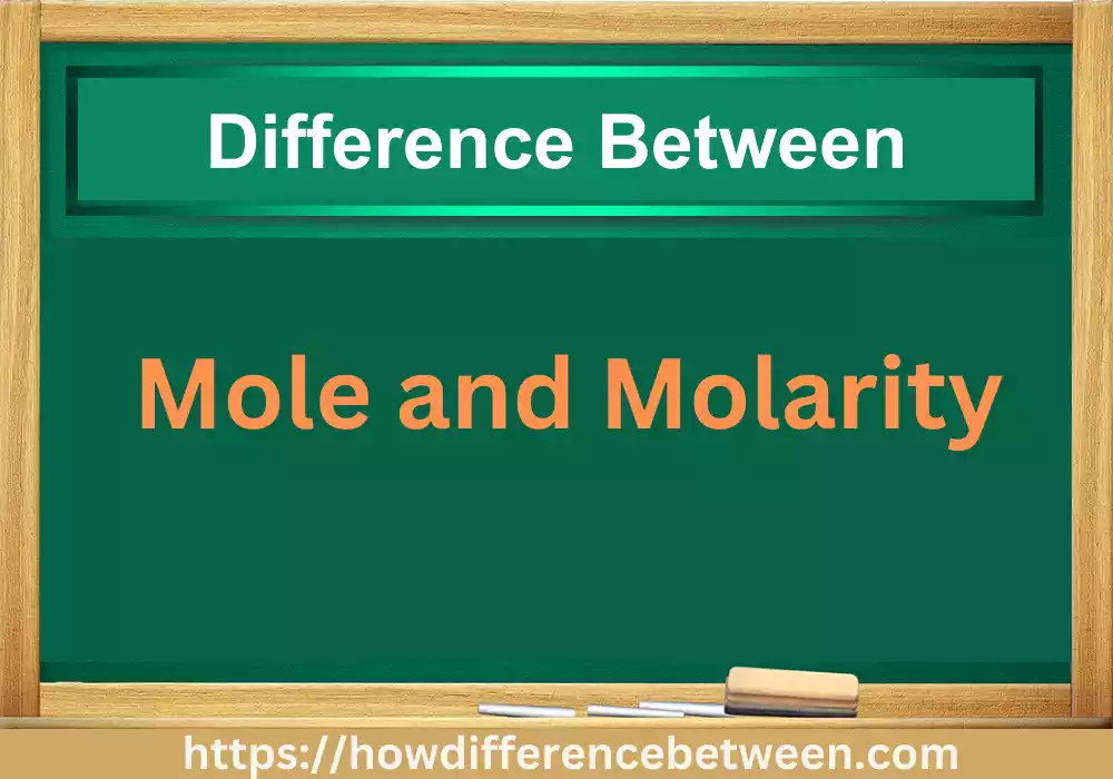 Mole and Molarity