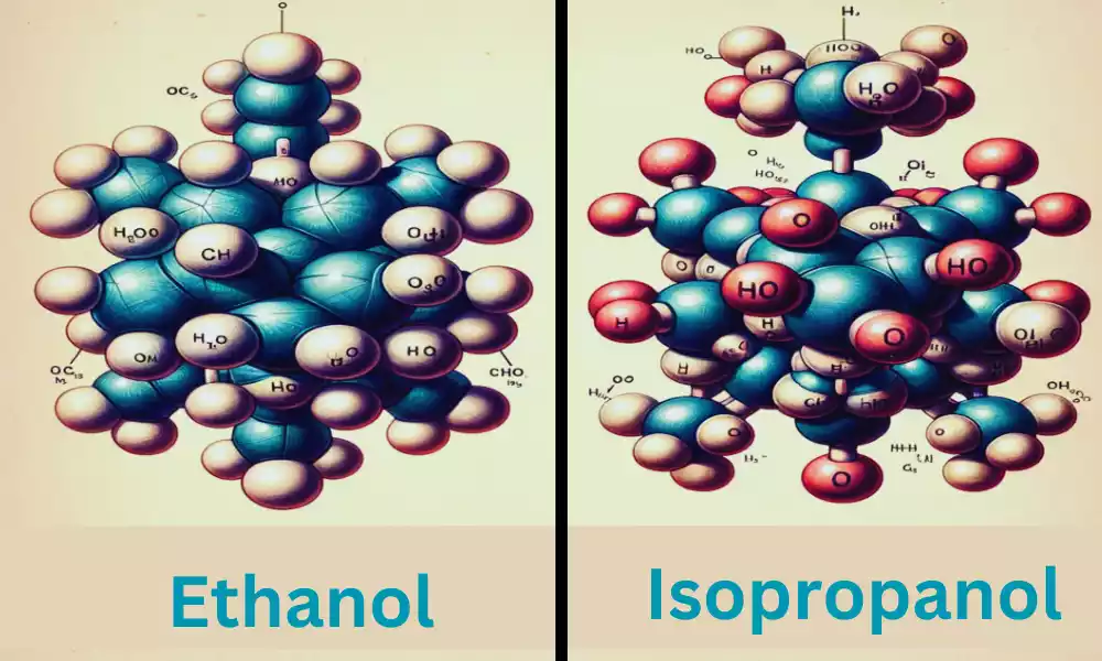 Difference Between Ethanol and Isopropanol